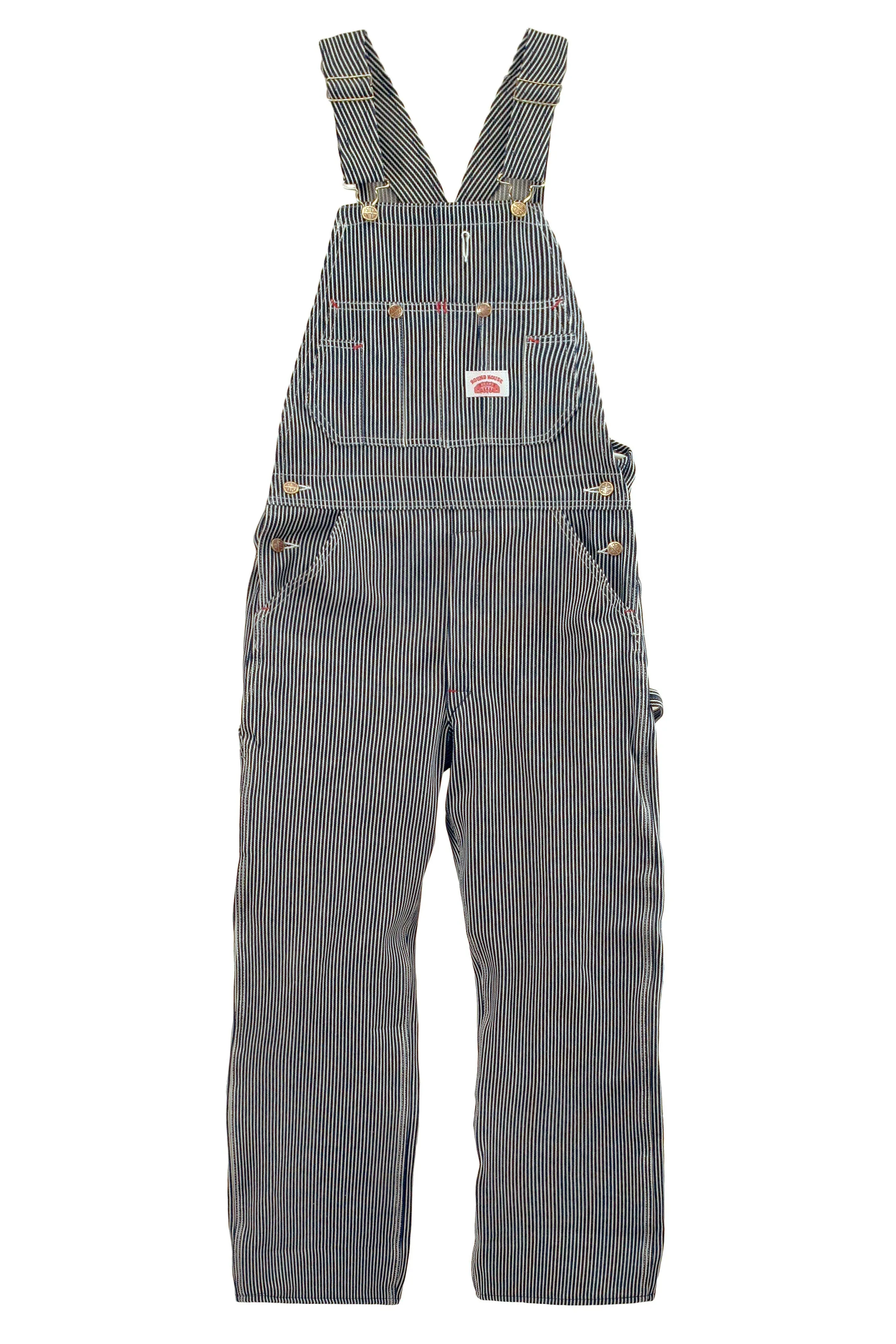 #45 Hickory Stripe Bib Overalls - MADE IN USA