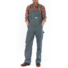 #45 Hickory Stripe Bib Overalls - MADE IN USA