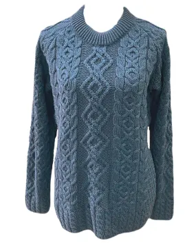 Aran Sweater with Raglan Sleeve