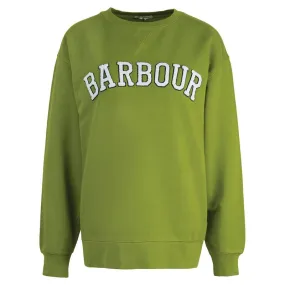 Barbour Northumberland Ladies Crew Neck Sweatshirt - Meadow