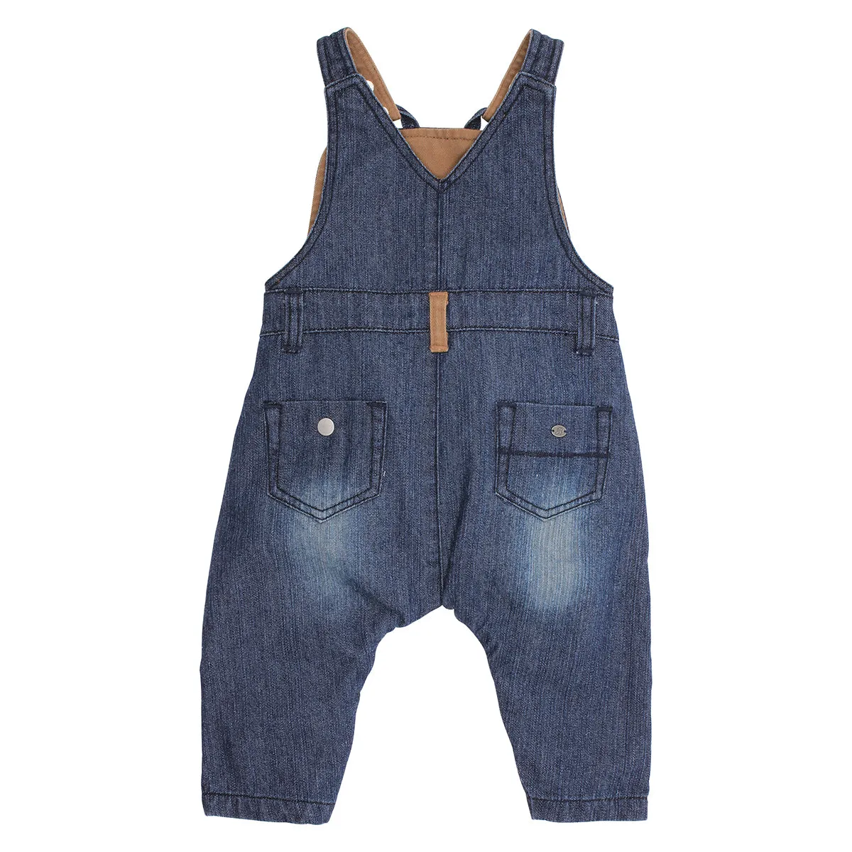 Bebe Oskar Bear Overalls- Denim