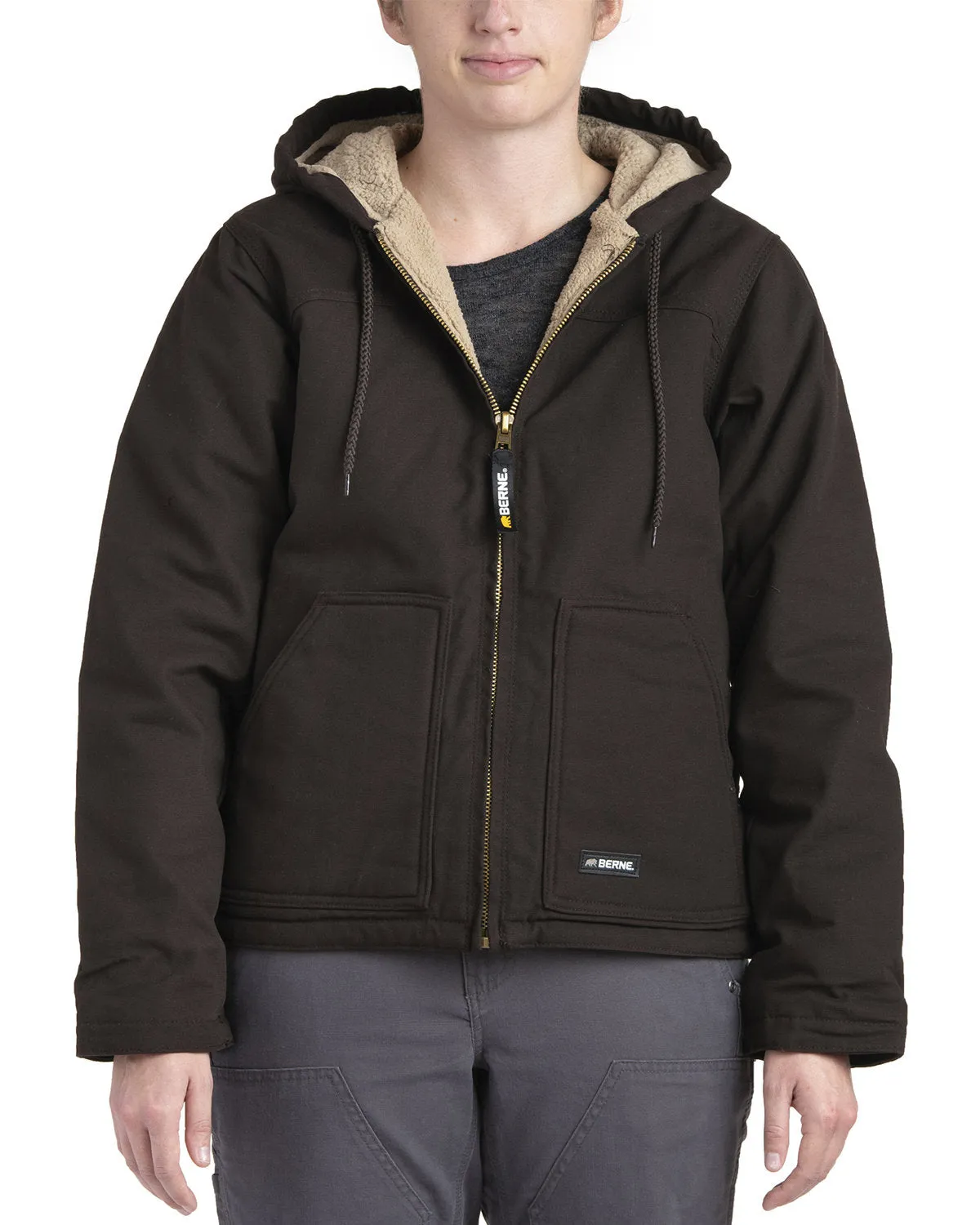 Berne Ladies' Softstone Hooded Coat