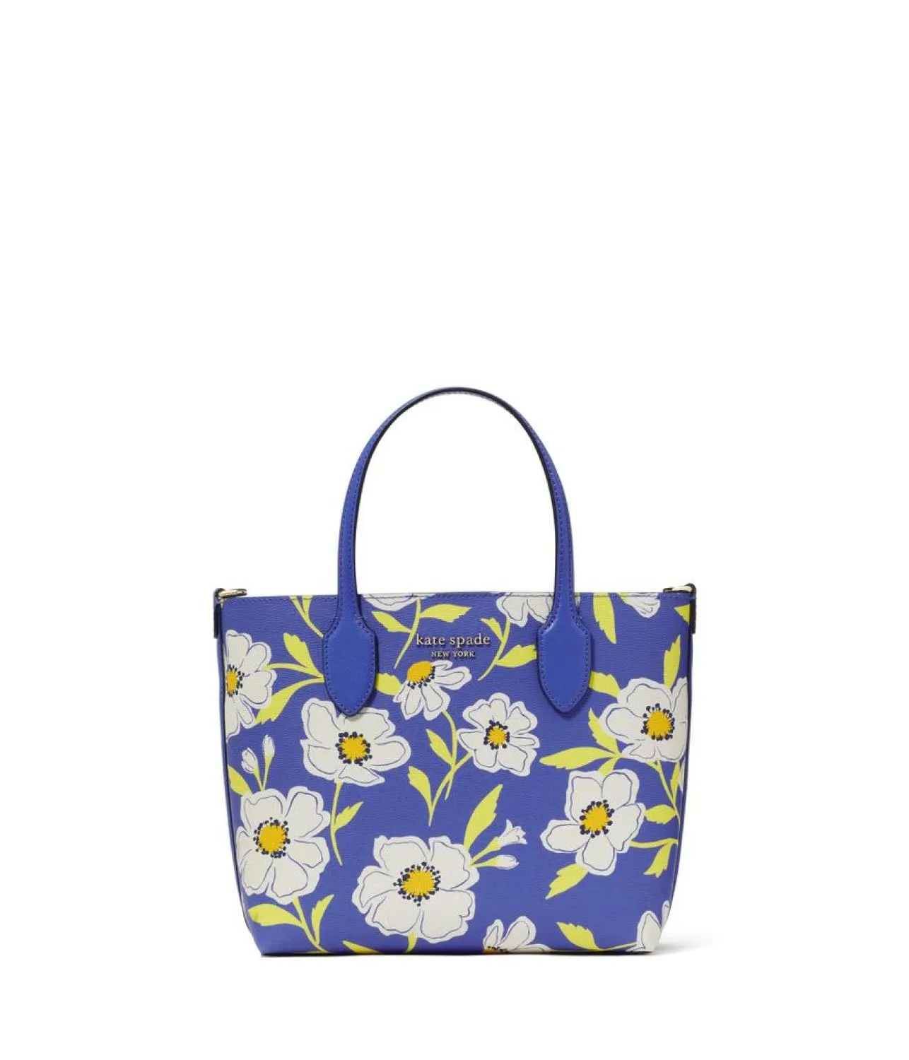 Bleecker Sunshine Floral Printed Pvc Medium Crossbody Tote