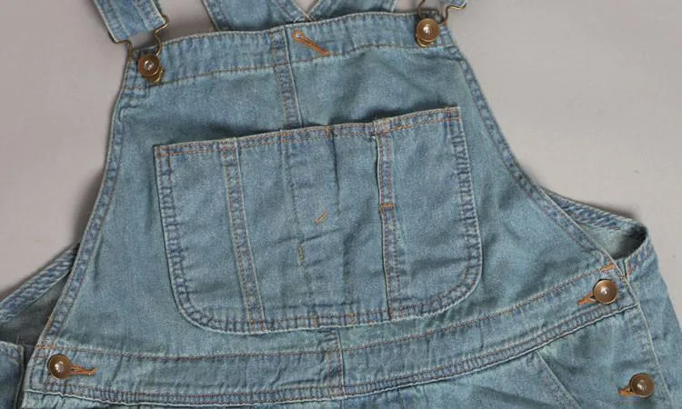 Casual Loose Denim Overalls