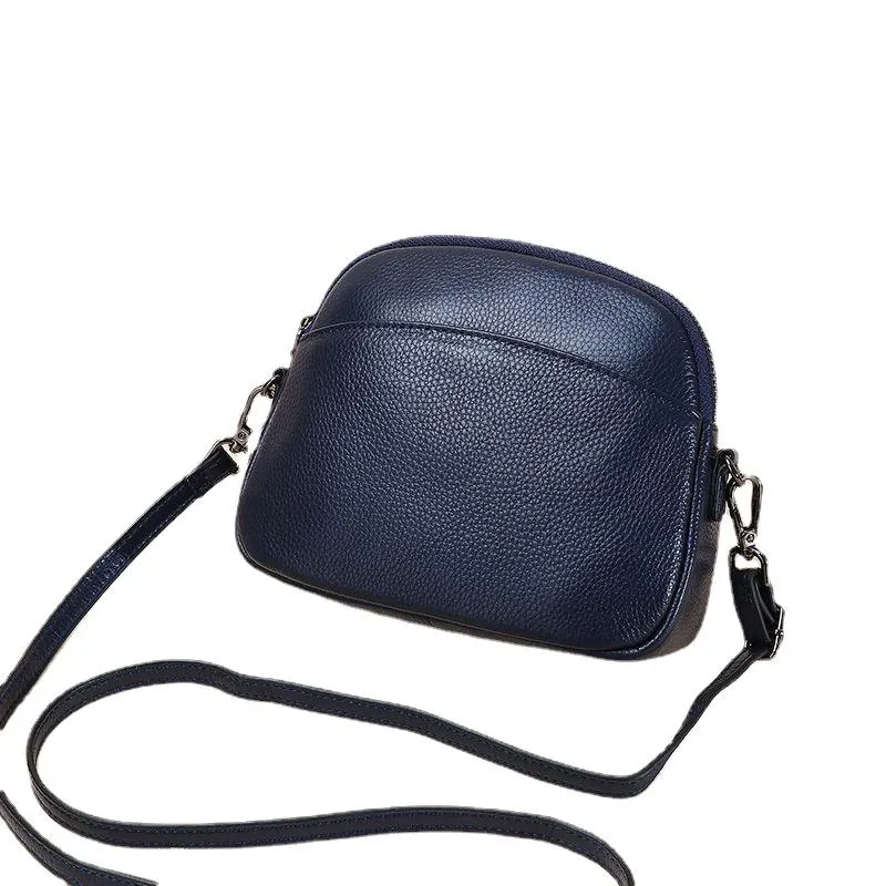 Casual Stylish Women's Shell Shape Genuine Leather Crossbody Bag