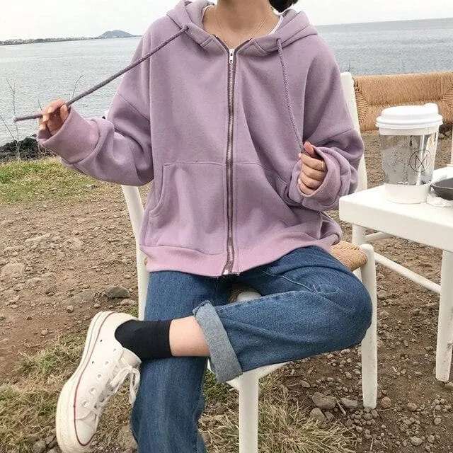 Casual Zip Hoodie