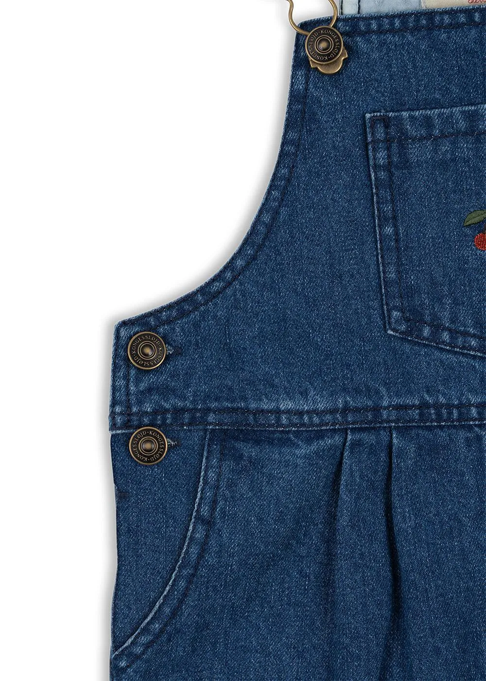 Denim Cherry Magot Overalls