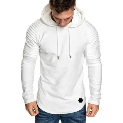 DIMUSI Brand Fashion Mens Hoodies Men Solid Color Hooded Slim Sweatshirt Mens Hoodie Hip Hop Hoodies Sportswear Tracksuit,TA301