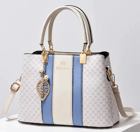 Elegant Contrast Crossbody Bag