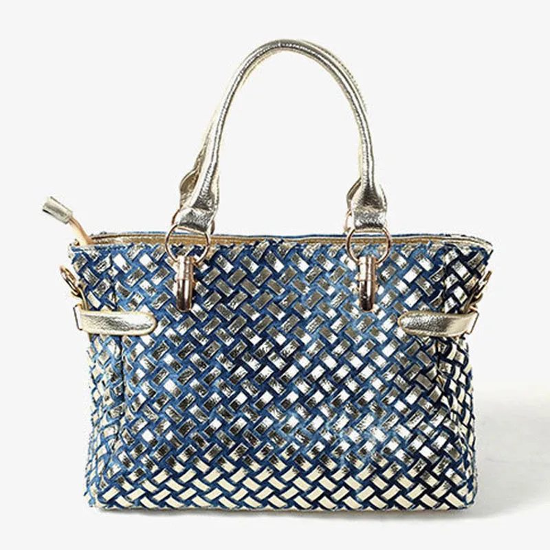 Fancy Rhinestone Shoulder Messenger Bag