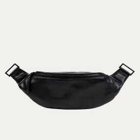 Fanny Pack   Crossbody Bag | Black   Black Hardware