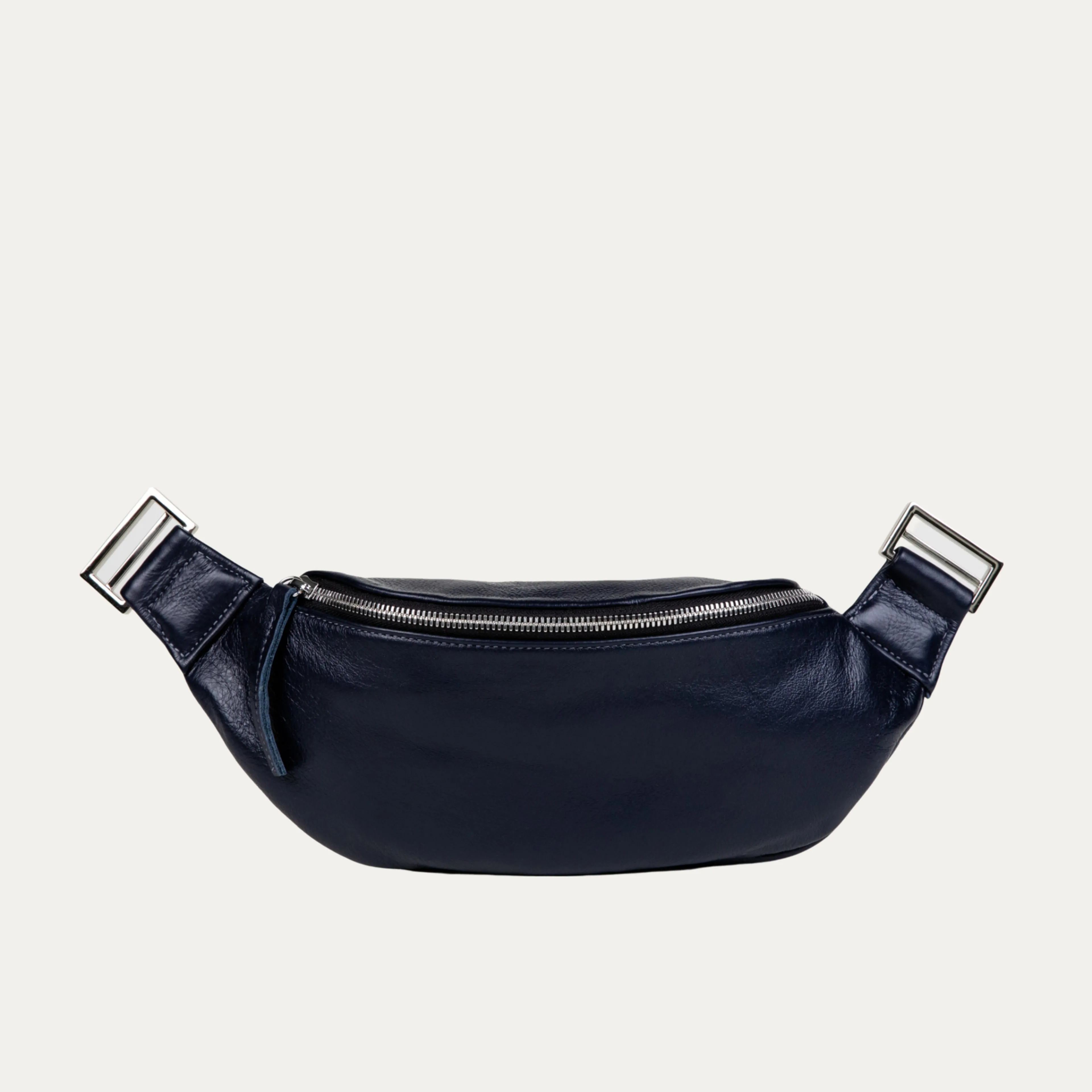 Fanny Pack   Crossbody Bag | Navy   Silver Hardware