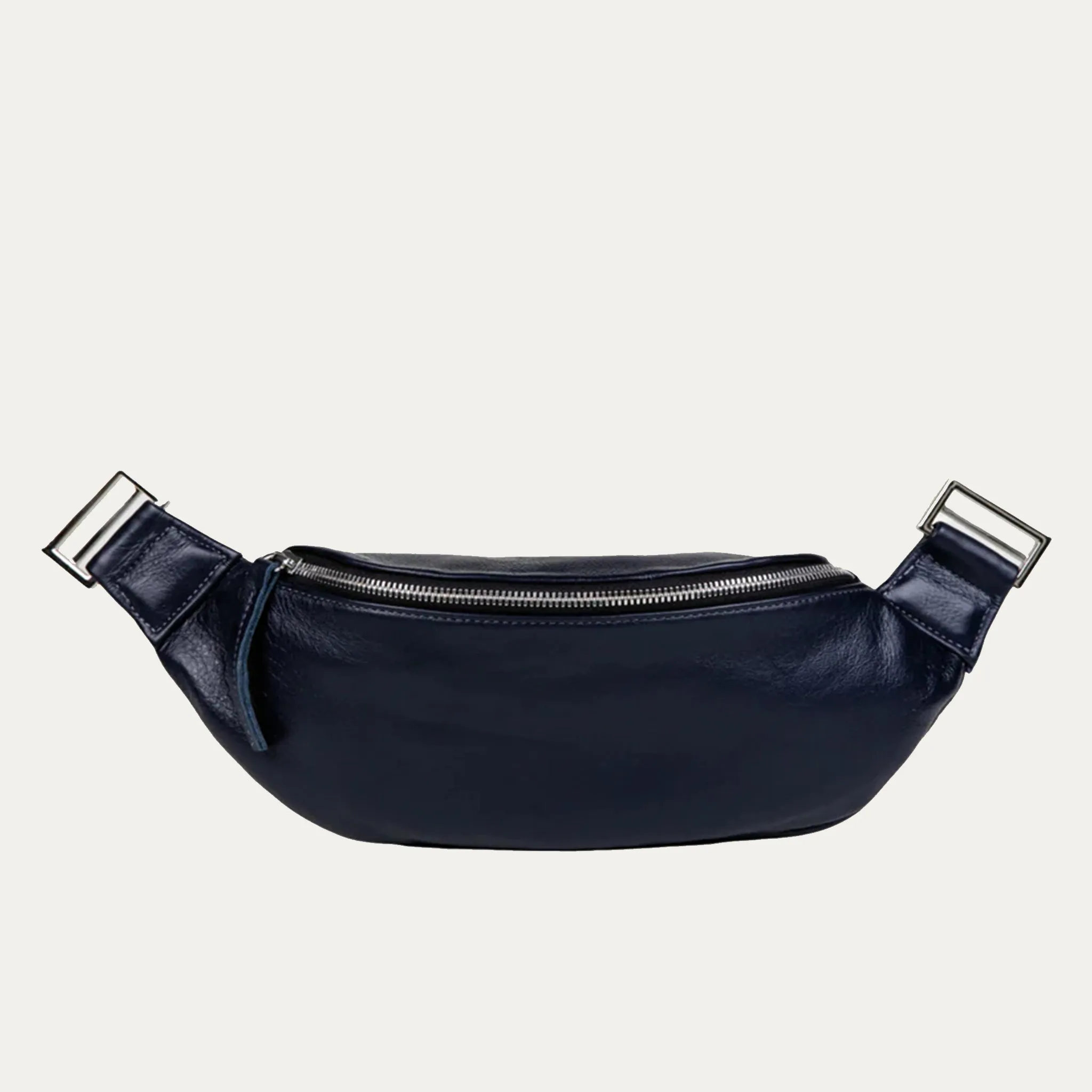 Fanny Pack   Crossbody Bag | Navy   Silver Hardware