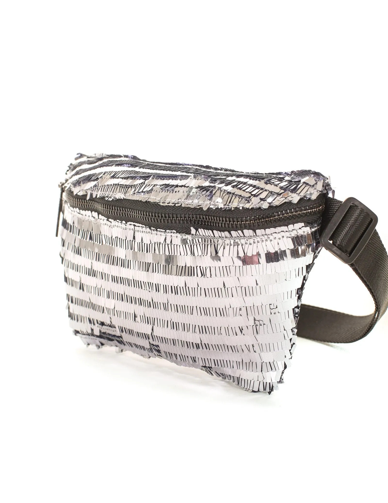 Fanny Pack | Slim |LUX FLAPPER Silver