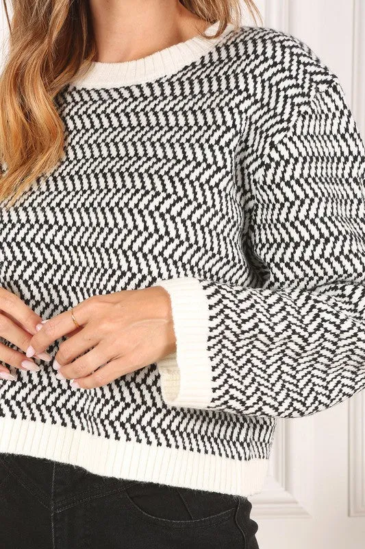 Florence Herringbone Sweater