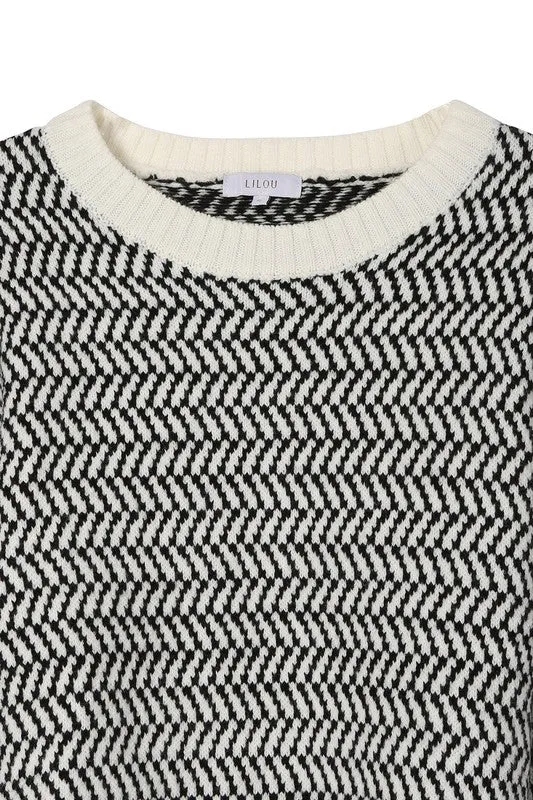 Florence Herringbone Sweater