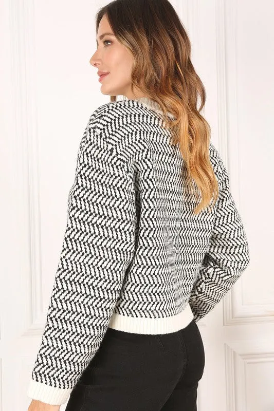 Florence Herringbone Sweater