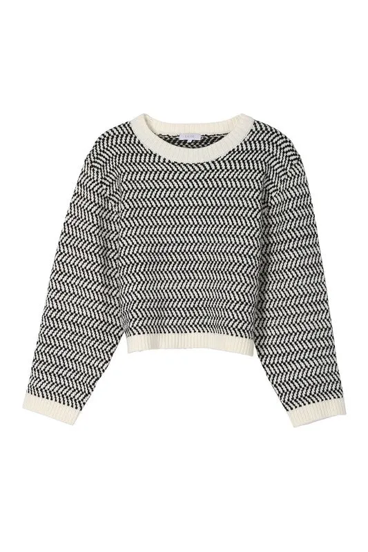 Florence Herringbone Sweater