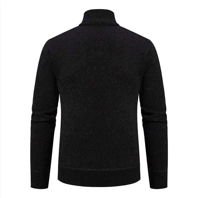 Funki Buys | Sweaters | Men's Casual Stand Up Collar Cardigans