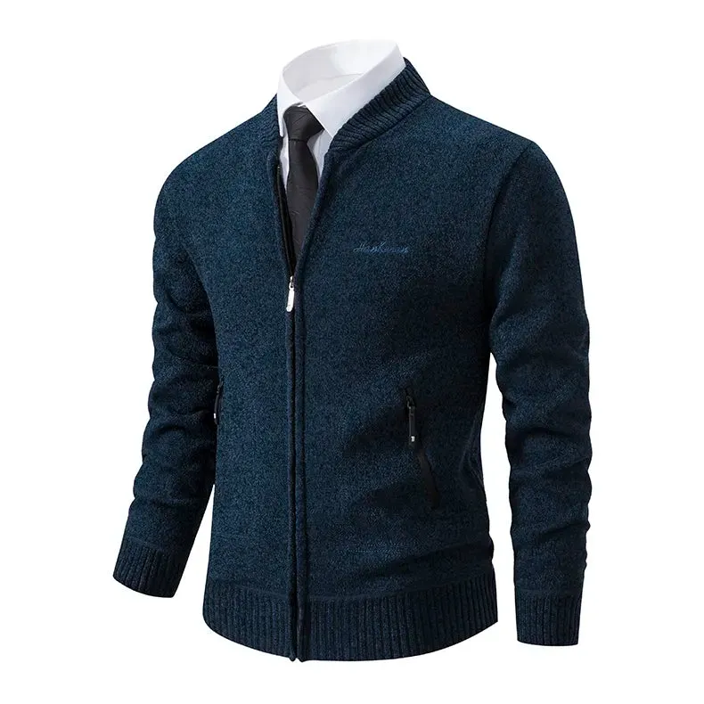 Funki Buys | Sweaters | Men's Casual Stand Up Collar Cardigans