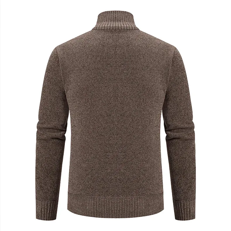 Funki Buys | Sweaters | Men's Casual Stand Up Collar Cardigans