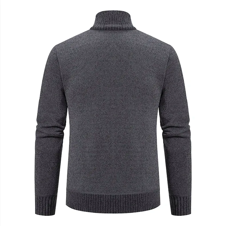 Funki Buys | Sweaters | Men's Casual Stand Up Collar Cardigans