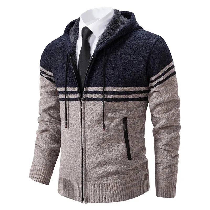 Funki Buys | Sweaters | Men's Slim Mock Neck Zip Up Cardigans