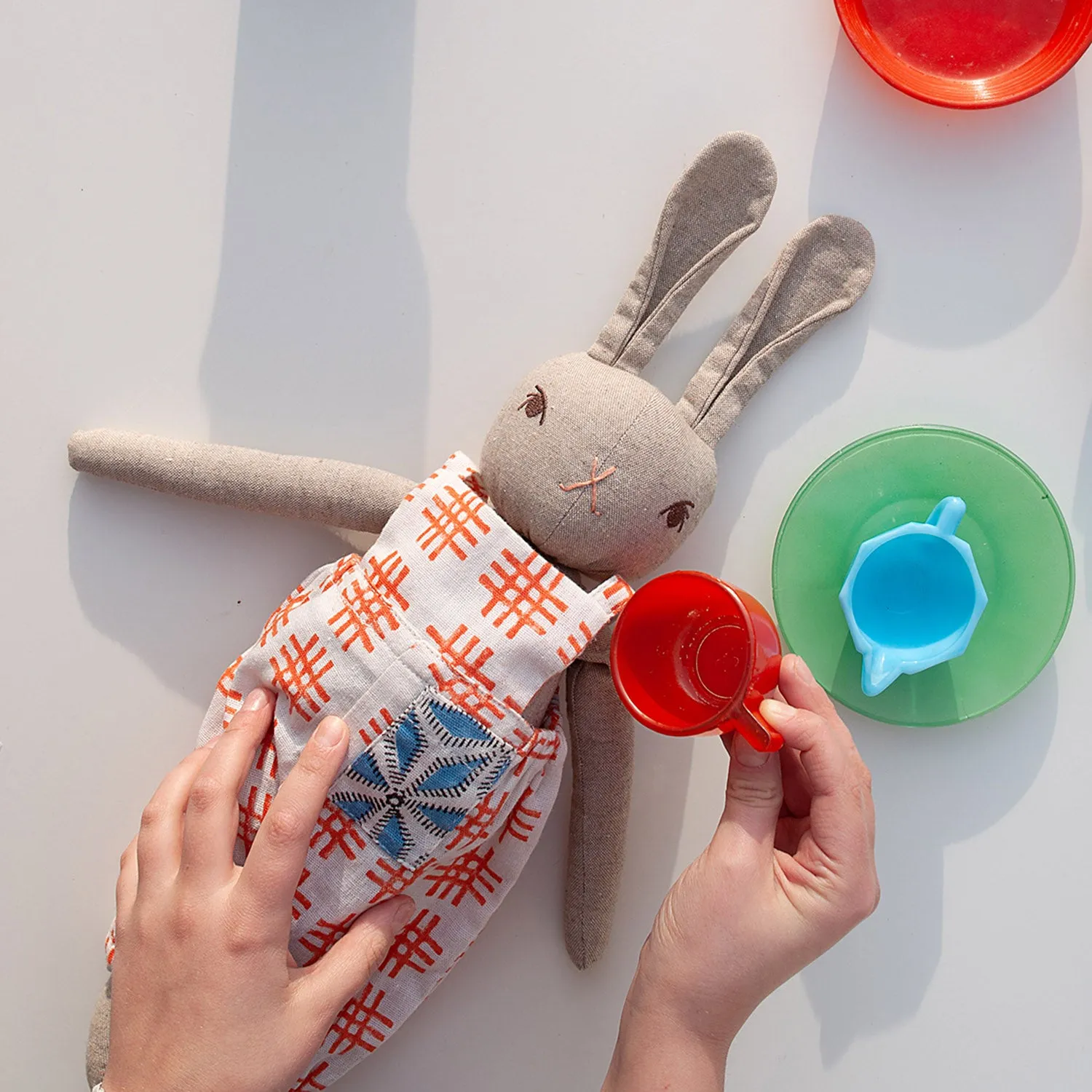 Handmade Cotton Medium Rabbit - Sam