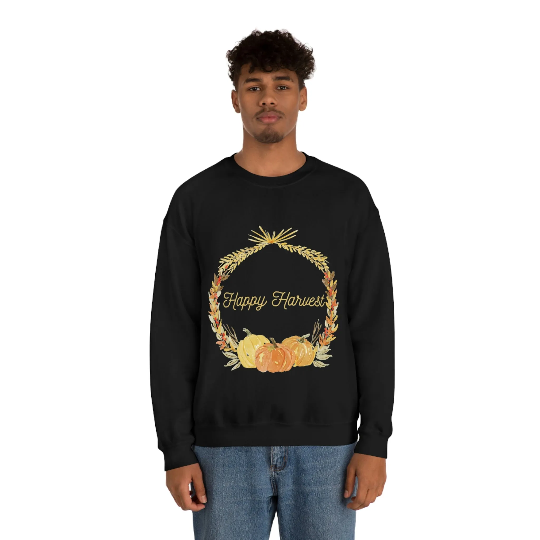 happy harvest Unisex Heavy Blend™ Crewneck Sweatshirt