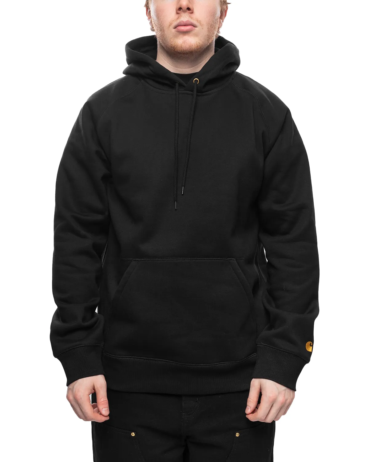 Hooded Chase Sweat Black/Gold