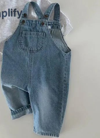 Kids' Denim Overalls