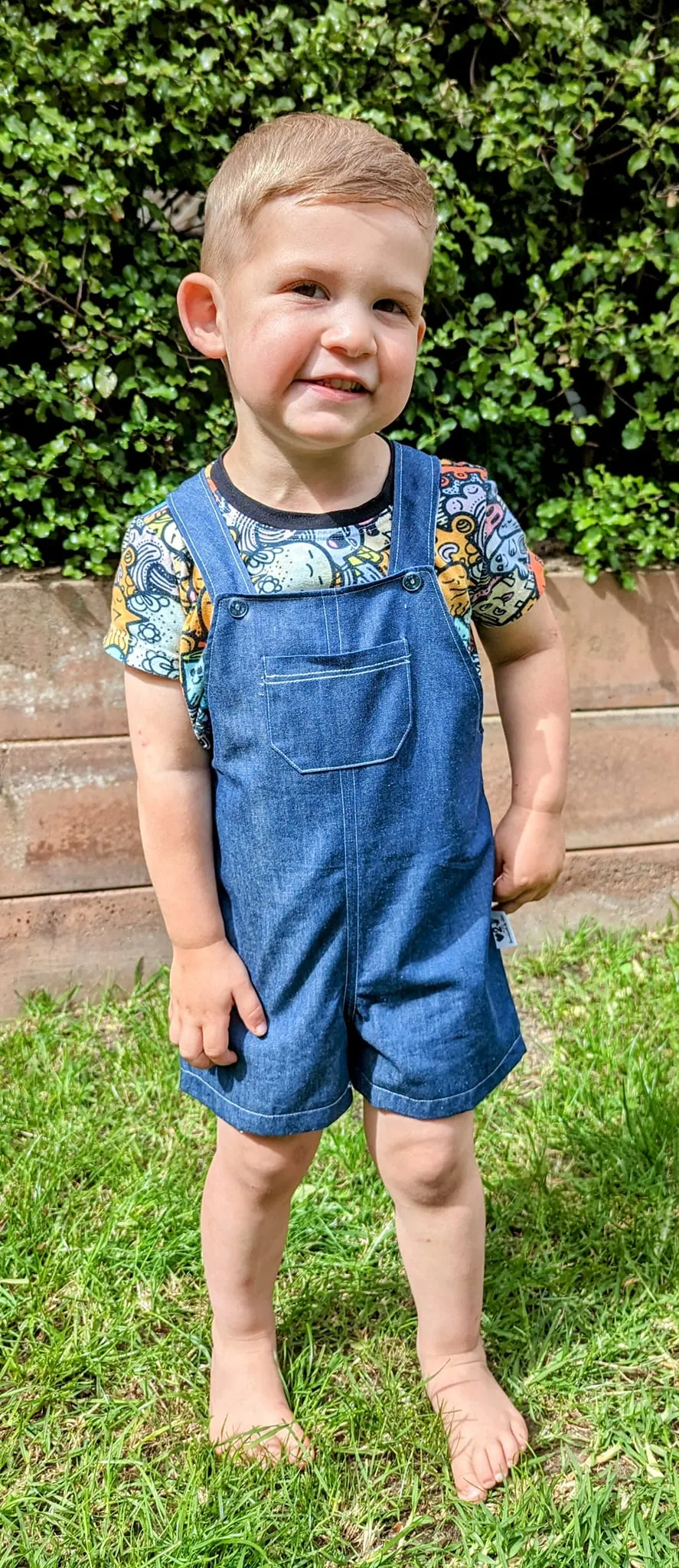 Kids Everyday Overalls Sewing Pattern