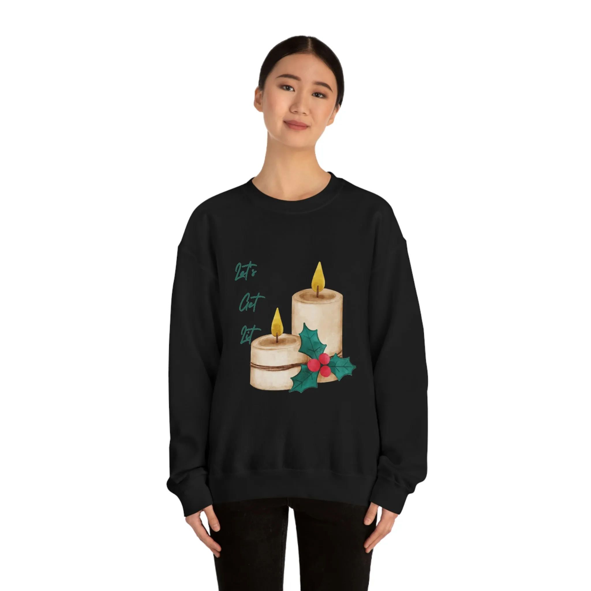 lets get lit Unisex Heavy Blend™ Crewneck Sweatshirt