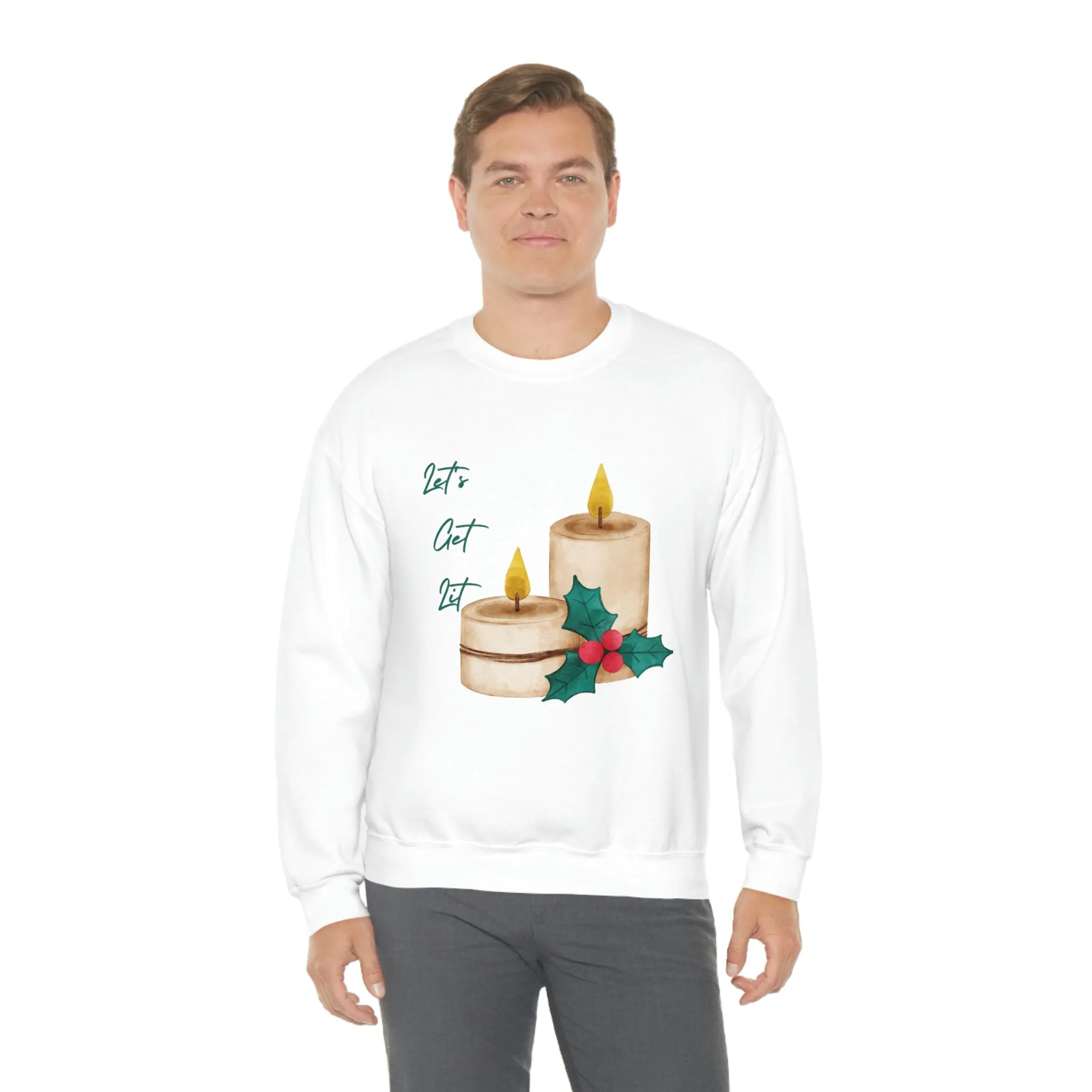 lets get lit Unisex Heavy Blend™ Crewneck Sweatshirt