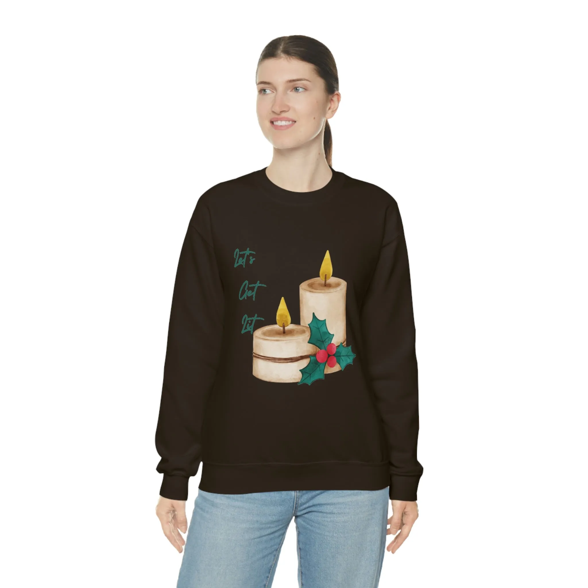 lets get lit Unisex Heavy Blend™ Crewneck Sweatshirt