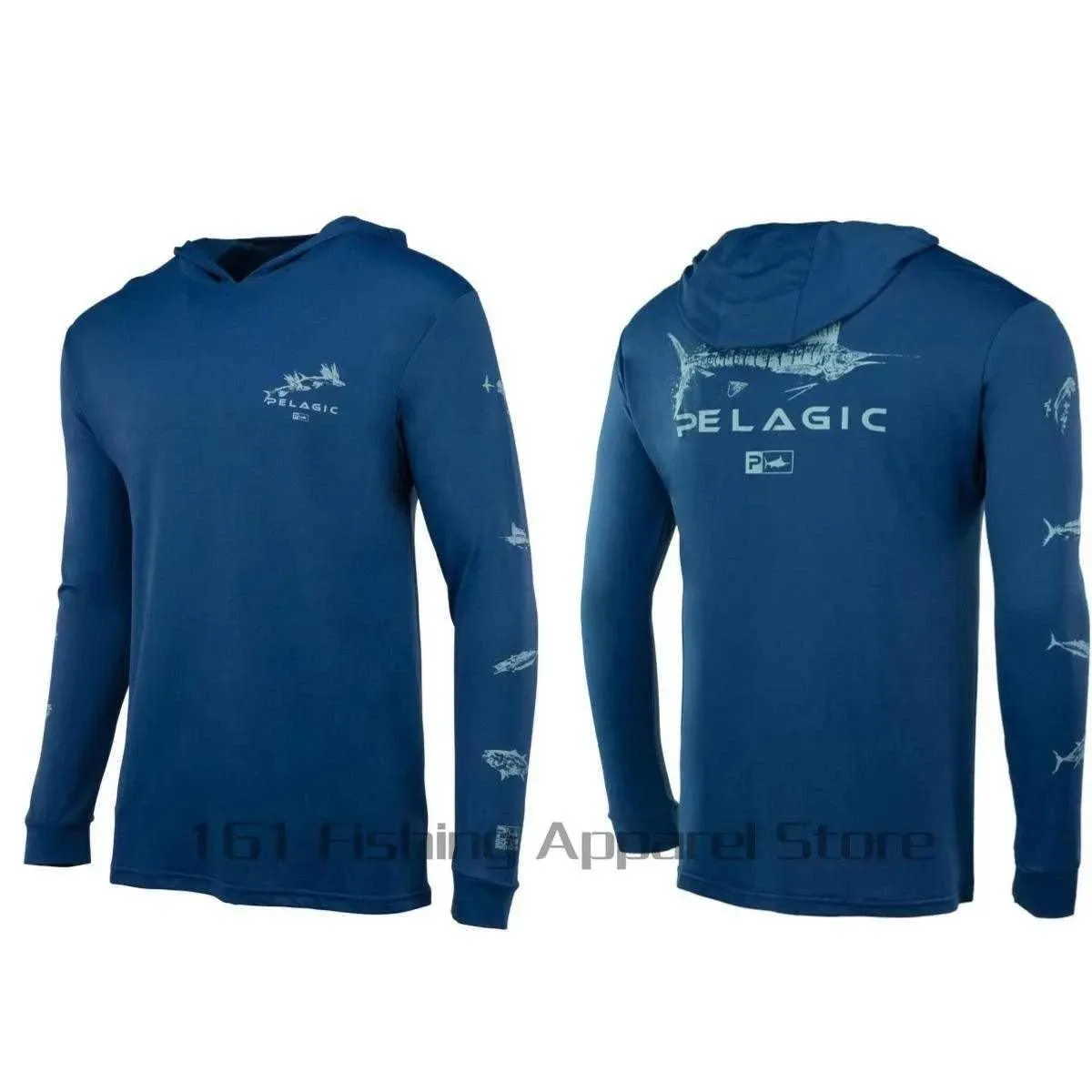 Pelagic Men's Hooded Fishing Shirt: Ultimate Sun Protection and Comfort All Day Long