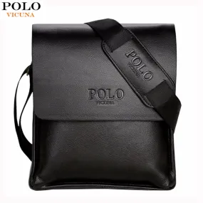 POLO Famous Brand Leather Men Bag