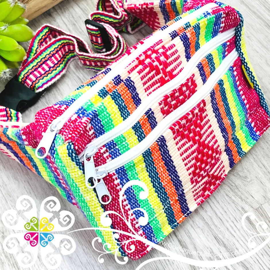 Rainbow 3 Pocket Fanny Pack - Pinzon Bags