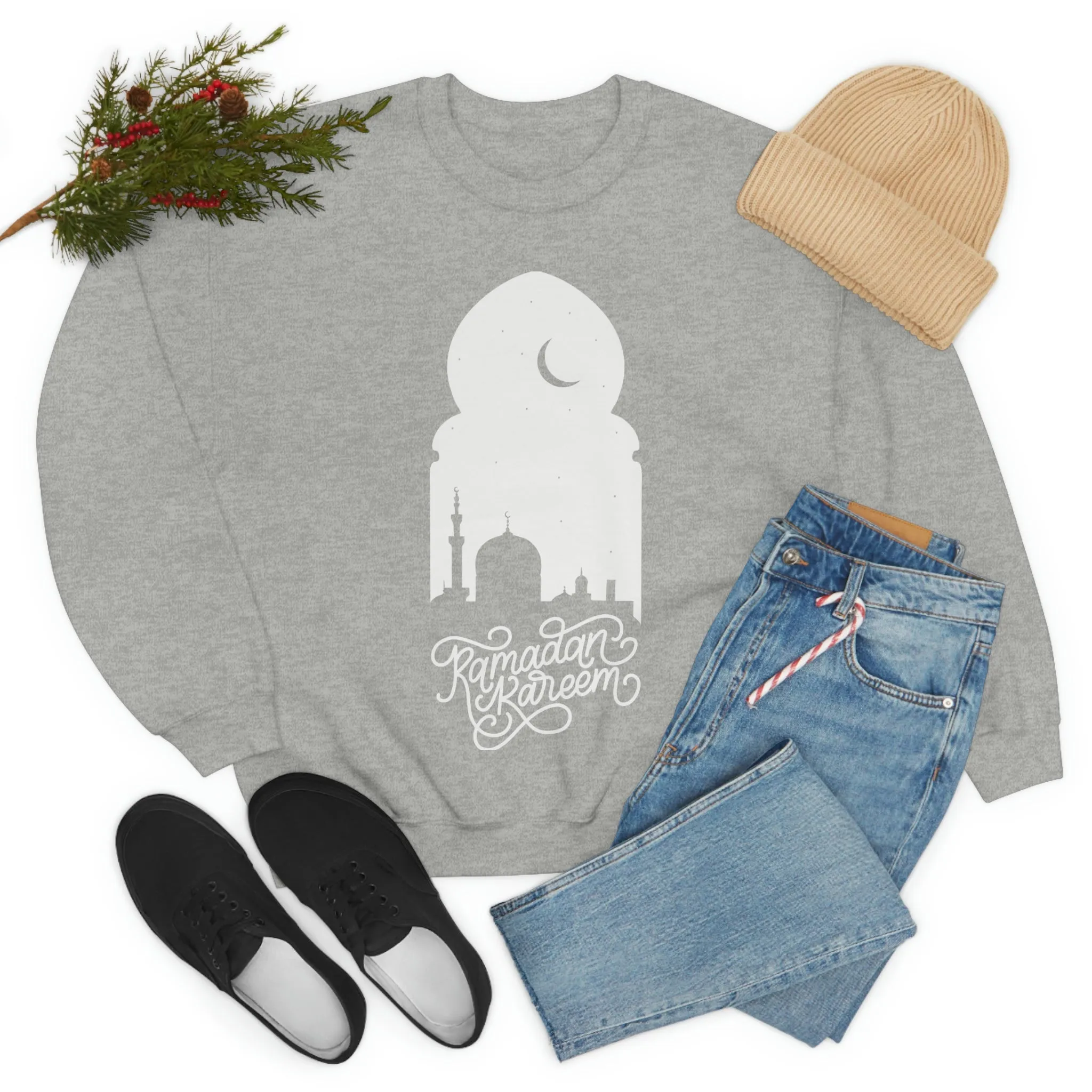 Ramadan Kareem (Style 3) - Unisex Heavy Blend™ Crewneck Sweatshirt