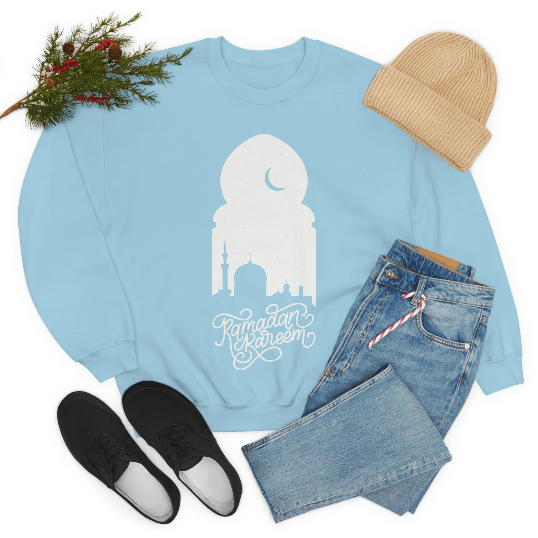 Ramadan Kareem (Style 3) - Unisex Heavy Blend™ Crewneck Sweatshirt