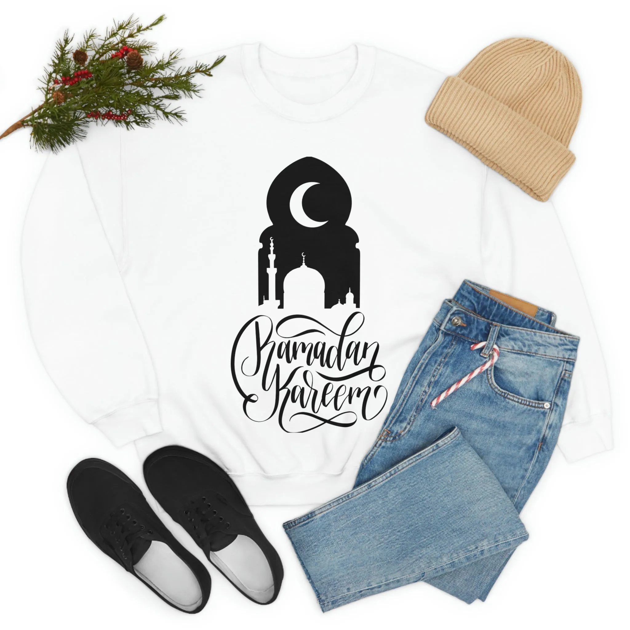 Ramadan Kareem (Style 4) - Unisex Heavy Blend™ Crewneck Sweatshirt