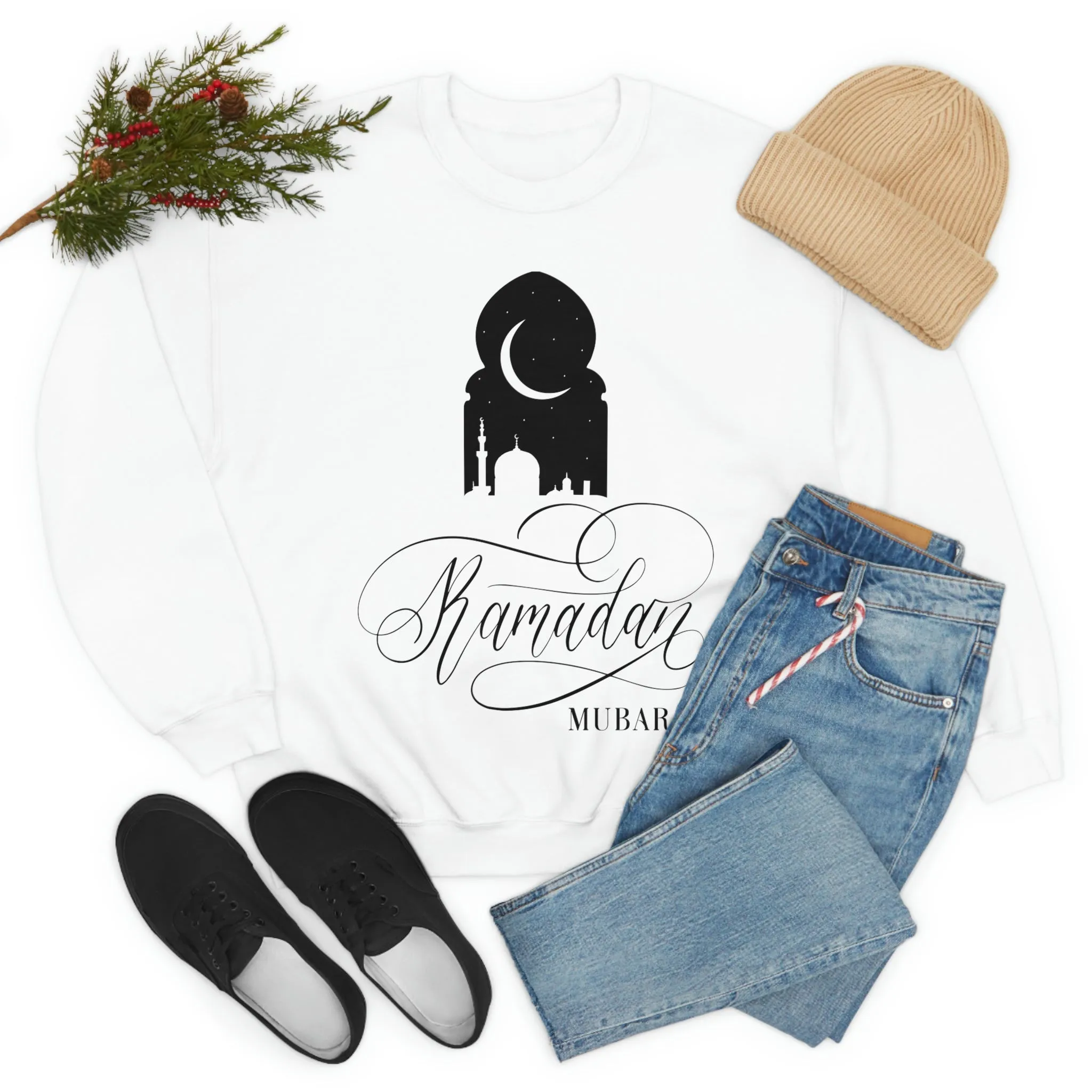 Ramadan Kareem (Style 7) - Unisex Heavy Blend™ Crewneck Sweatshirt