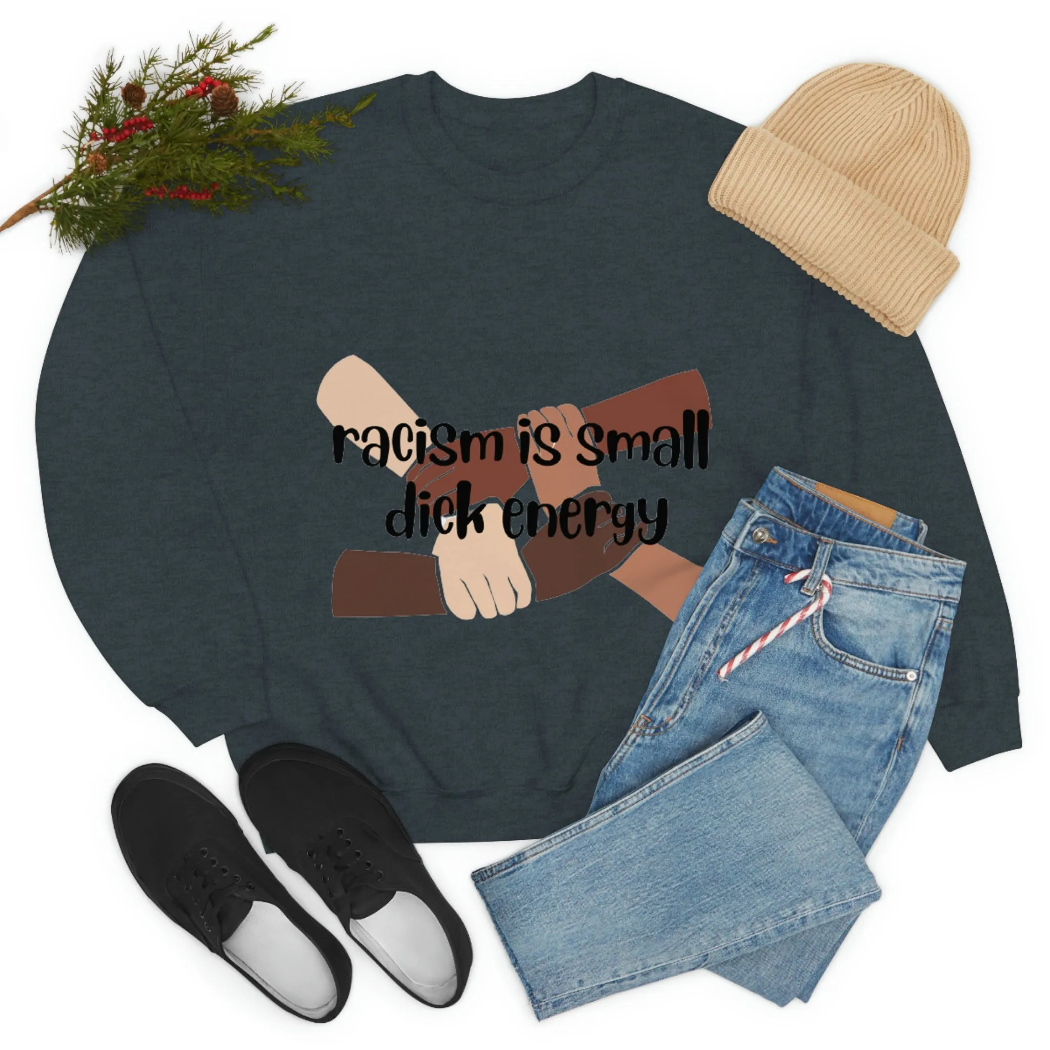 small dick energy Unisex Heavy Blend™ Crewneck Sweatshirt