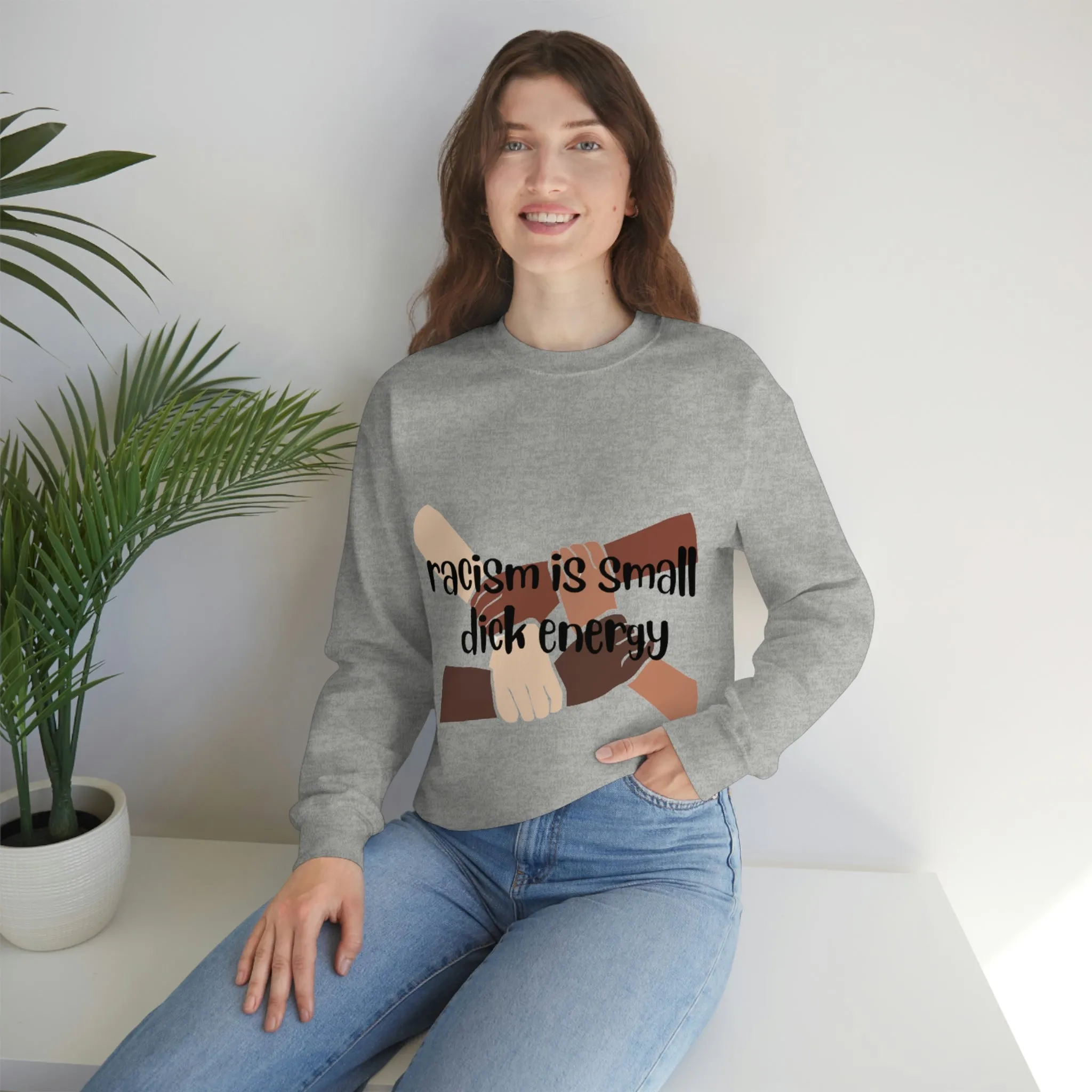 small dick energy Unisex Heavy Blend™ Crewneck Sweatshirt