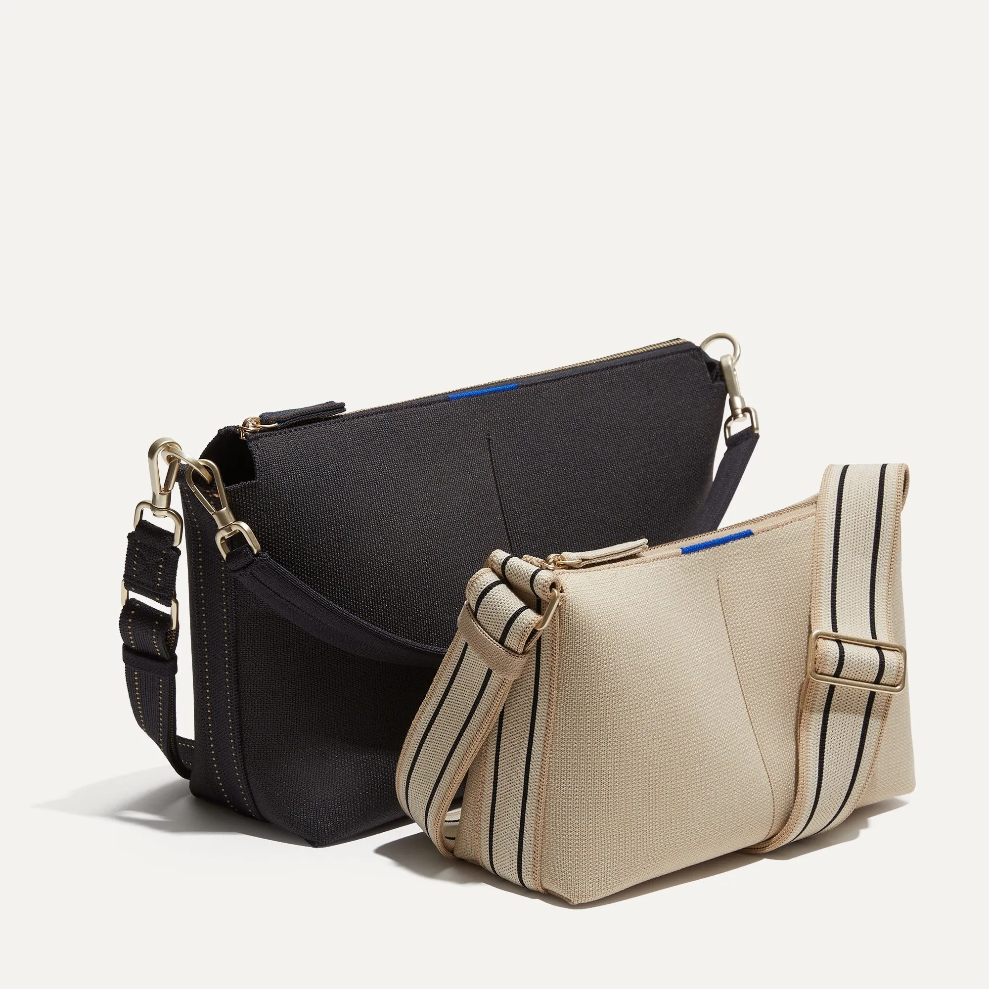 The Casual Crossbody - Hazelnut Stripe