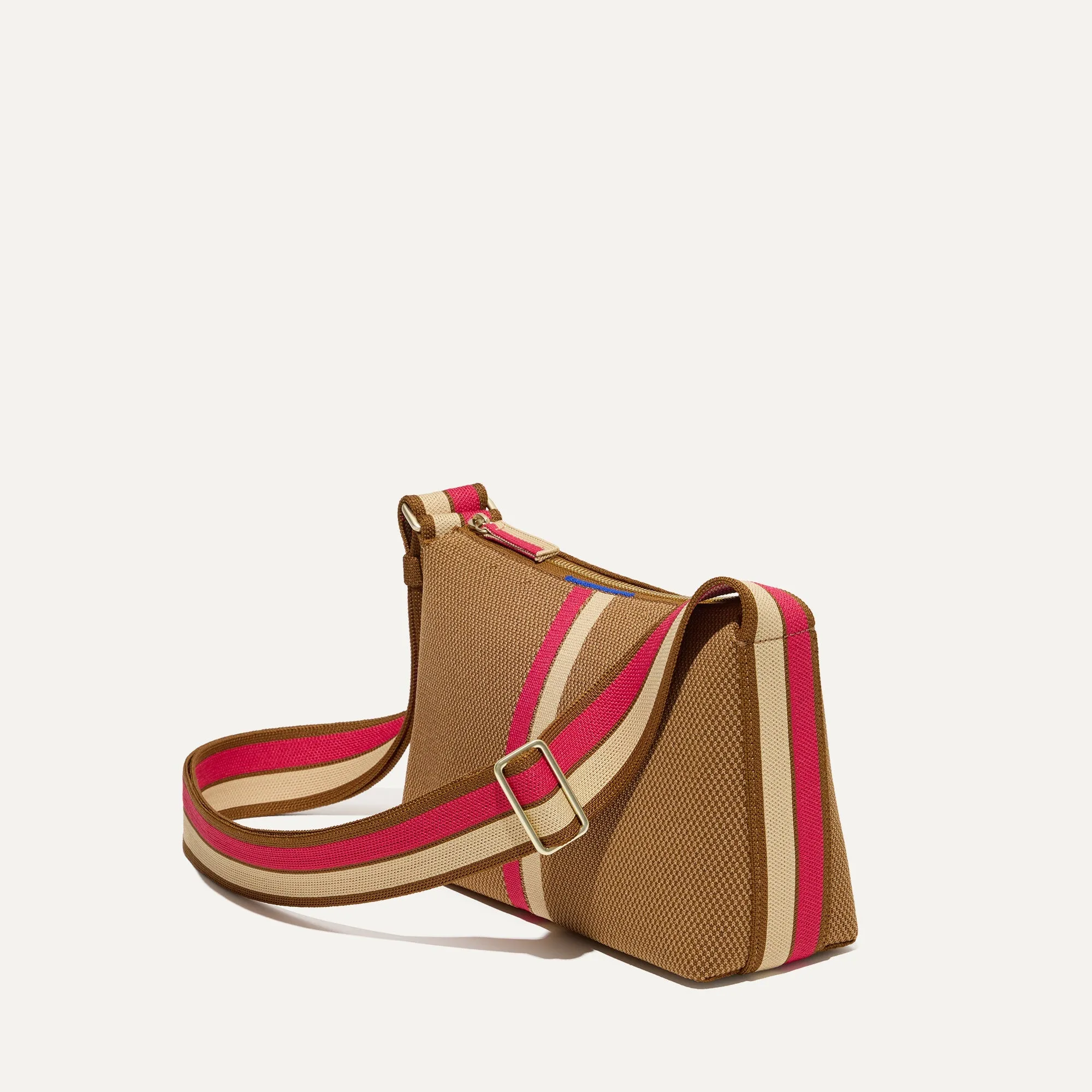 The Casual Crossbody - Hazelnut Stripe