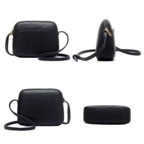 Trendy Casual Ladies' Mini Leather Crossbody Bags Candy Color