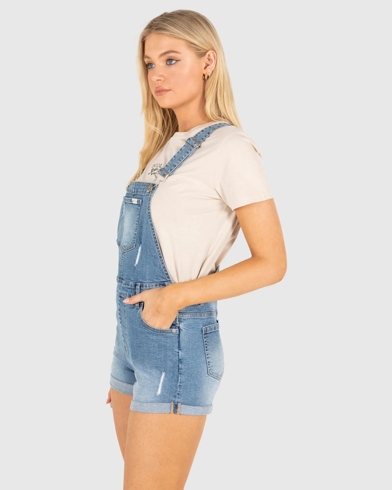 UNIT Ladies Bailey Denim Overalls