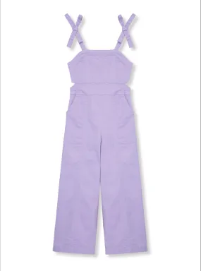 Wide Leg Cut Out Overalls