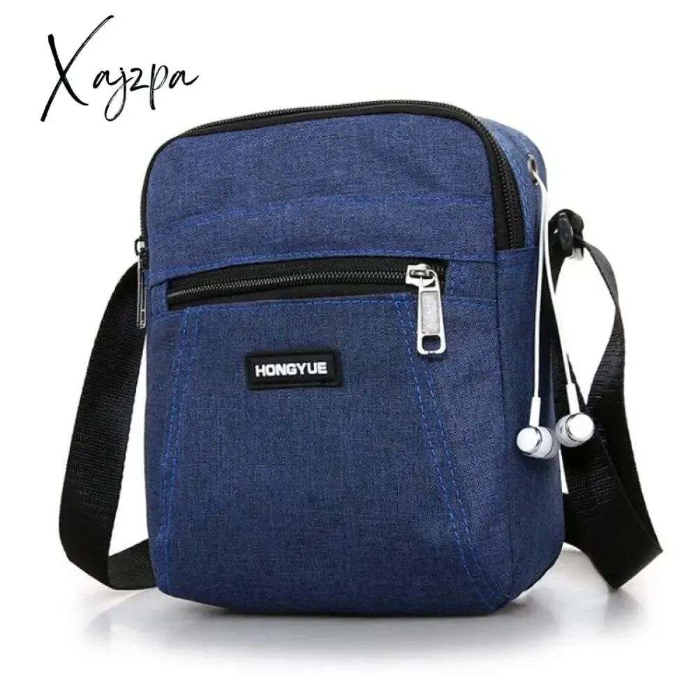 Xajzpa - Outdoor Leisure Retro Business Bag High Capacity Canvas Bag Simple Version Shoulder bag Diagonal Package bag For Men Men's Big